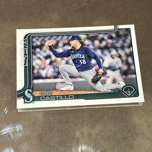 Seattle Baseball Trading Card Luis Castillo